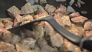 Фаршированная тыква  с говядиной и сыром