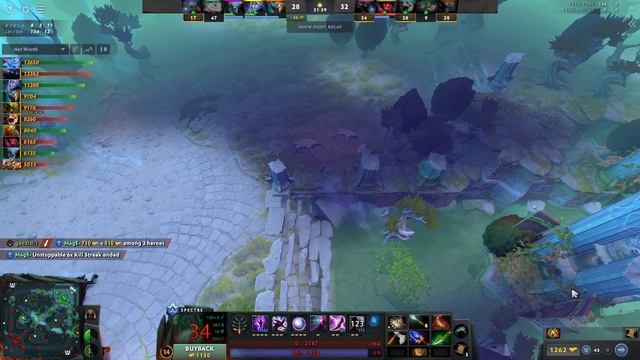 Spectre Dota 2 7.33 Ana with Dispenser - TI12 OG смотреть онлайн