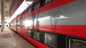 ЭШ2-006 Аэроэкспресс На станции Окружная