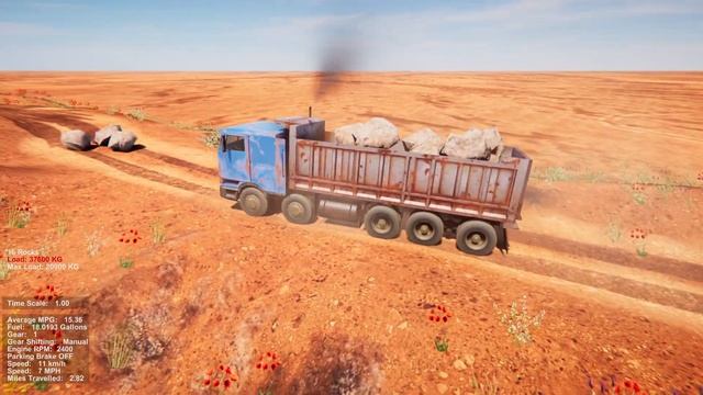 My Truck Game | Hauling 50,000KG Through Sketchy Desert Roads смотреть онлайн