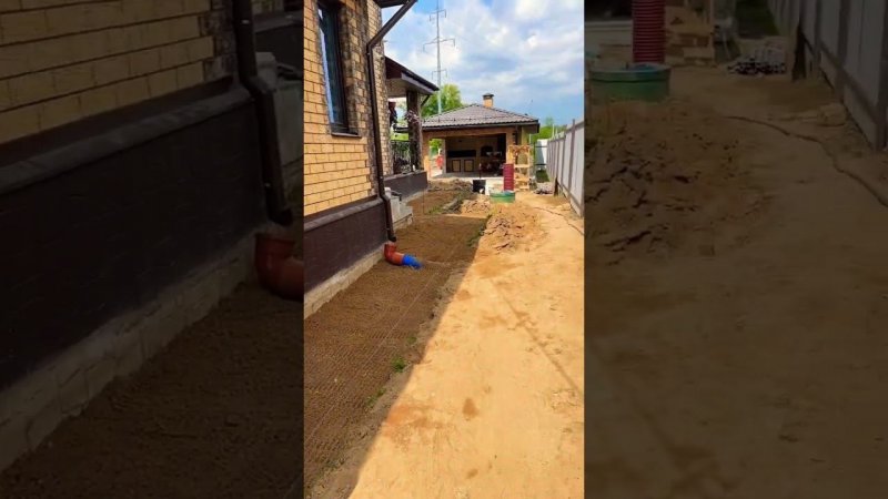 Благоустройство участка. #благоустройствоучастка