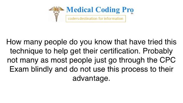 Secret Tips To Passing The Medical Coding CPC Exam From AAPC