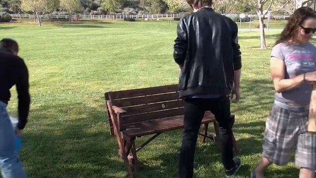 Rustic Convertible Garden Table (#14649) - Smart Living Company смотреть онлайн