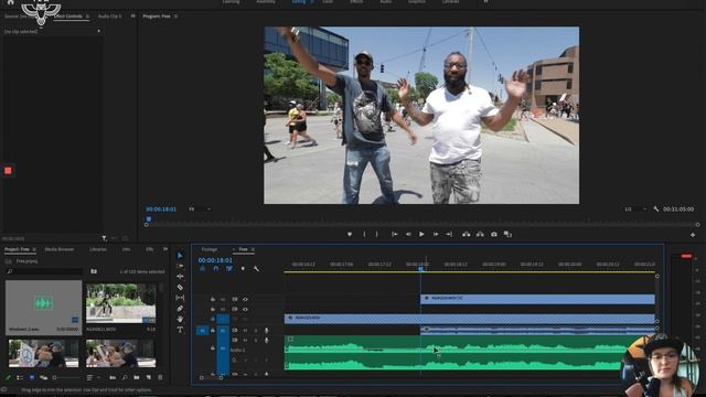 Syncing Multiple Video Clips With Audio In Premiere Pro смотреть онлайн