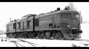 ЖД транспорт   газогенераторный тепловоз ТЭ4 001