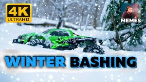 Такого вы еще не видели!!! Башинг по снегу на машинке Traxxas Xmaxx.