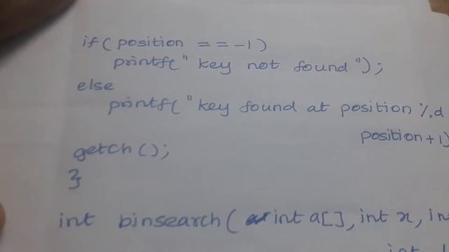 BINARY SEARCH PROGRAM USING RECURSION  /  UNIT 3/ CS 3251 PROGRAMMING IN C/ IN TAMIL