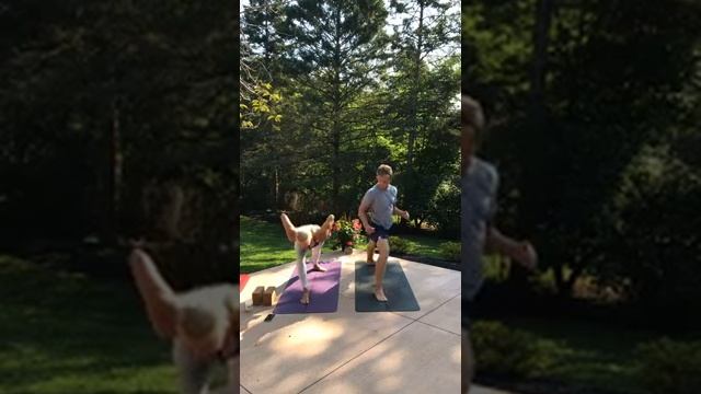 40 Minute Power Vinyasa Fly Flow Yoga - LIFT YOUR HEART | Never Better Yoga смотреть онлайн