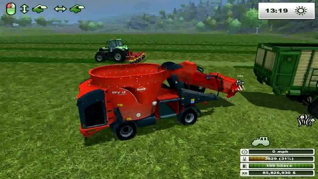 Farming simulator 2013 моды / mods  krone ZX 450 GD TerraTrac PACK смотреть онлайн