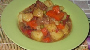Рагу из говядины с овощами