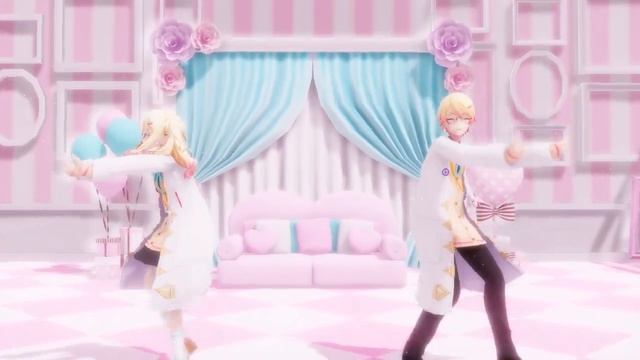 『愛包ダンスホール』MMD - PJSK [Tsukasa & Saki] смотреть онлайн