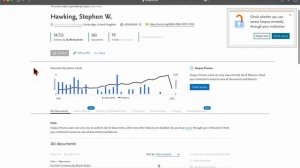 Как проверить индекс Хирша автора в профиле Scopus?