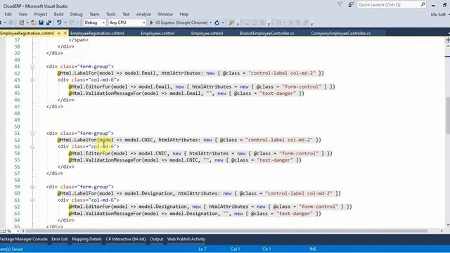 Business ERP Part 14 Companies Base Employee and User Registeration in ASP NET MVC
