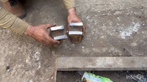 Пакистанские мастера - Ремонт поврежденной резьбы шкива молотилки