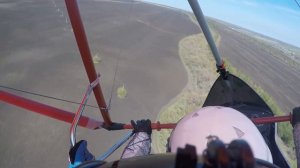 Дельталёт Обучение учлёта. Сильный ветер