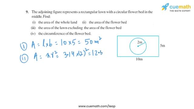 Class 7 Chapter 11 Ex 11.4 Q 9 Perimeter and Area Maths NCERT CBSE