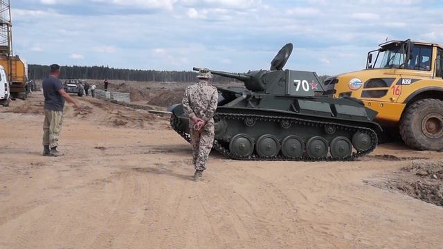 T 70 on move, Kubinka смотреть онлайн