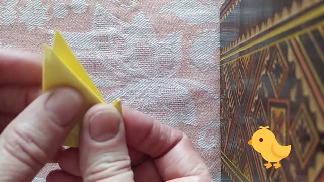 Весняна пташка оригамі