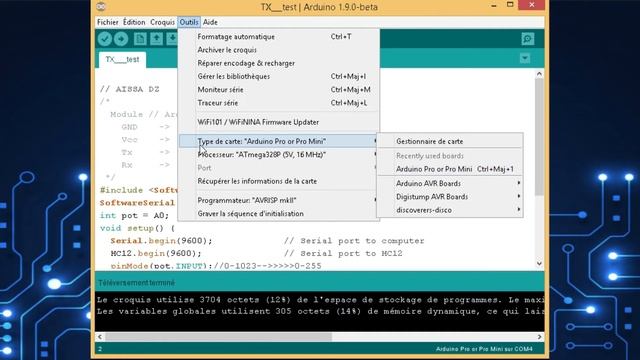افضل طريقة لتحميل الكود في arduino PRO MINI باستعمال arduino UNO смотреть онлайн