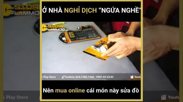 Nghỉ dịch "ngứa nghề" thì mua cái  INGCO HKSDB0268 | Bộ 26 tua vit và  INGCO AKISD1508 15 đầu