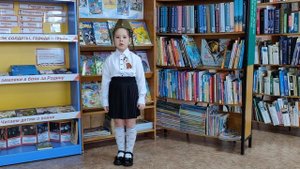 Пашкова Татьяна, 6 лет читает стихотворение «Победа», автор Тимофей Белозёров.