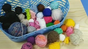 Вяжу из остатков пряжи. Вязаные игрушки. Серия 1