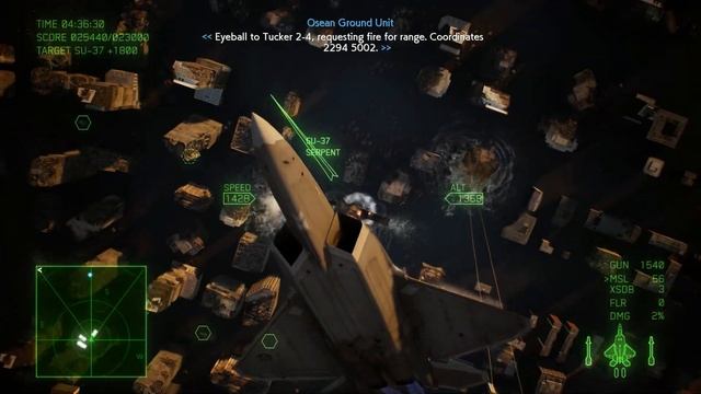 Ace Combat 7: Mission 15 Battle for Farbanti | S Rank | ACE Difficulty - PC / STEAM - No Commentary