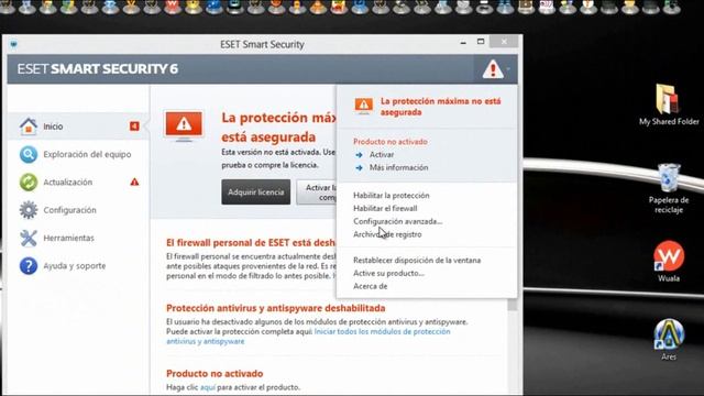 descargar eset smart security 6 full en español y activado 2013 смотреть онлайн