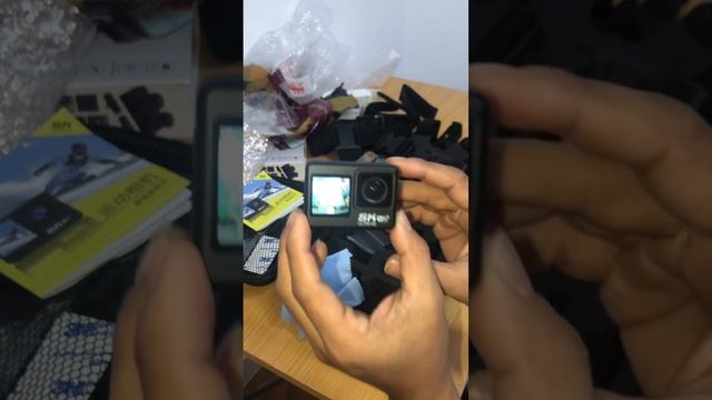 Unboxing Cerastes 5k Anti-shake Action Camera 4k 60FPS Dual Screen 170• Wide Angle 30m. смотреть онлайн