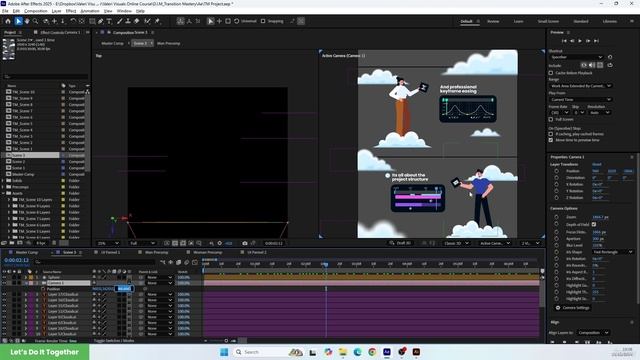 7 - Animating a 3D UpPanning Transition смотреть онлайн