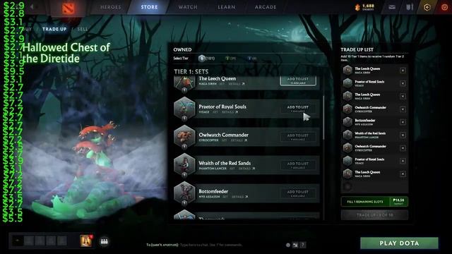 Dota 2 - 50 Diretide Tier 2 Tradeup! смотреть онлайн