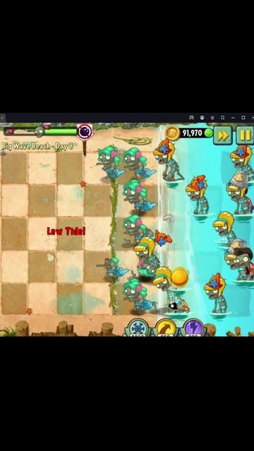Растение против Зомби 2/PvZ2 Adventure Big Wave Beach Day 8/Большая Пляжная Волна День 8 #pvz смотреть онлайн