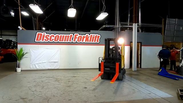 HYSTER S40FT 4,000lb LP (Propane) #545M - Forklift For Sale смотреть онлайн