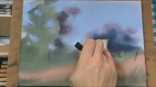 Speed DEMO Birdhouse Pastel Painting 1 of 2 смотреть онлайн