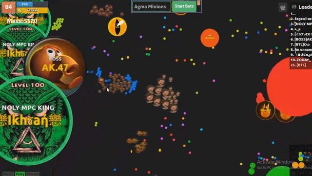 Agma.io - Amazing Plays! [Best Reverse Gameplay On Agma.io!] смотреть онлайн