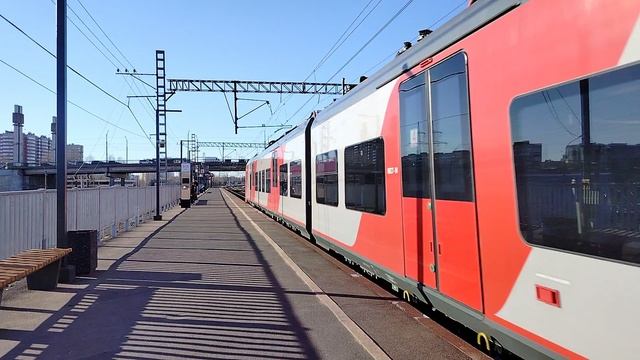 15 апреля Скоростной Электропоезд Ласточка ЭС1П-002 Следует с резервом Сортировочная Имени Морозова