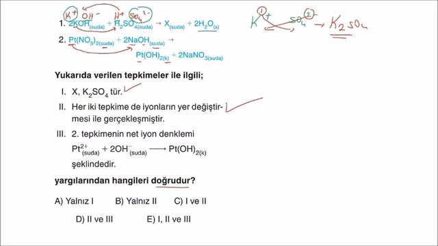 Miray Yayınları TYT Kimya Soru Bankası 9. Ünite Test-6 смотреть онлайн