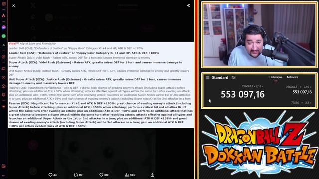 LE CONTENU AVEC MIGATTE TEC ! ÇA FAISAIT LONGTEMPS  ANALYSE VIDEL PUI ZTUR !  DBZ DOKKAN BATTLE