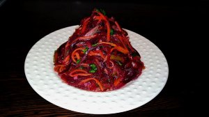 🔴 КОРЕЙСКИЙ Салат со Свёклой /рецепты На глазок/