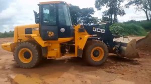 pá carregadeira jcb 422zx carregamento de cascalho .