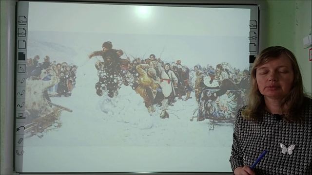 Суриков_Взятие снежного городка_путешествие по одной картине
