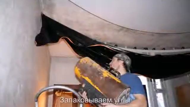 Монтаж многоуровневого натяжного потолка