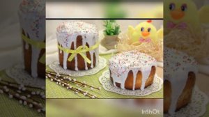 Кулич-3. Глазурь разная.