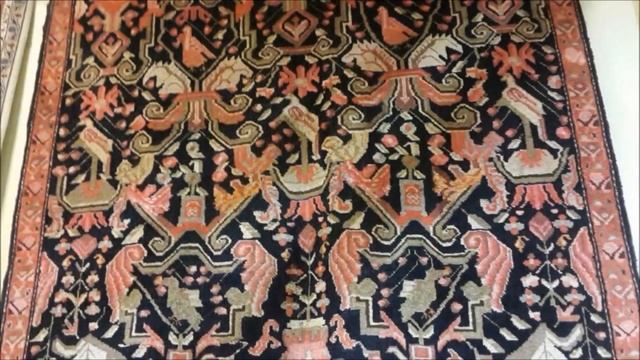 Karabak antique carpet made in Armania 2 смотреть онлайн