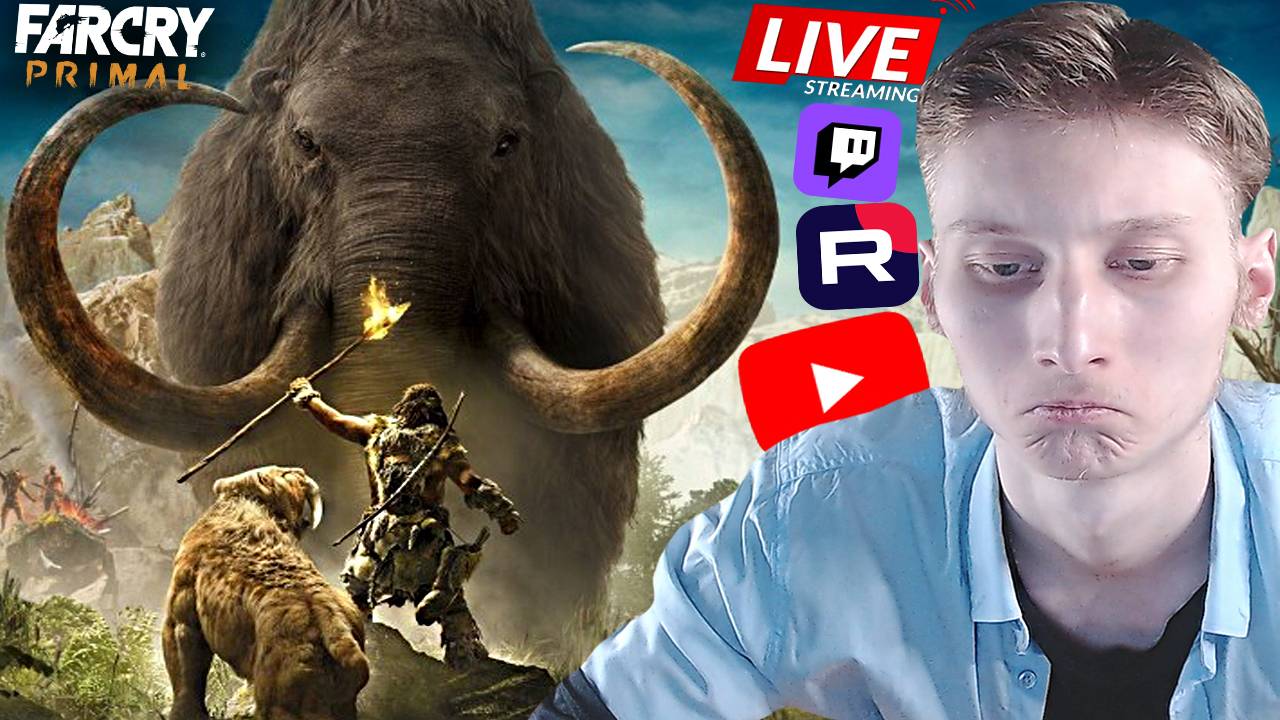 РУССКОЙ ОЗВУЧКИ НЕТУ,ПЛОХО!😰СТРИМ И ПРОХОЖДЕНИЕ FAR CRY PRIMAL💎БЕСПЛАТНО РАЗДАЮ СКИНЫ КС,КЛЮЧИ ИГР
