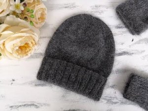 МАСТЕР КЛАСС  ШАПКА БИНИ С ОТВОРОТОМ