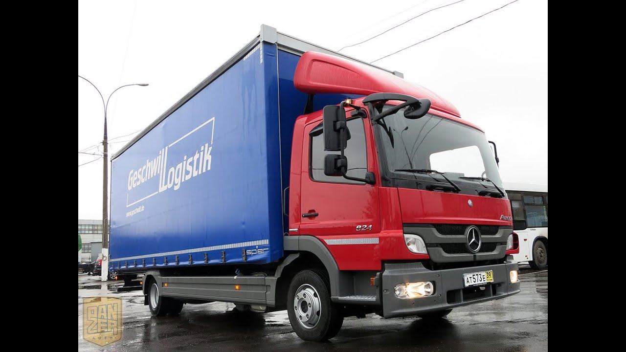 Шторный пятитонник Мерседес Атего 824. Продажа в Москве.