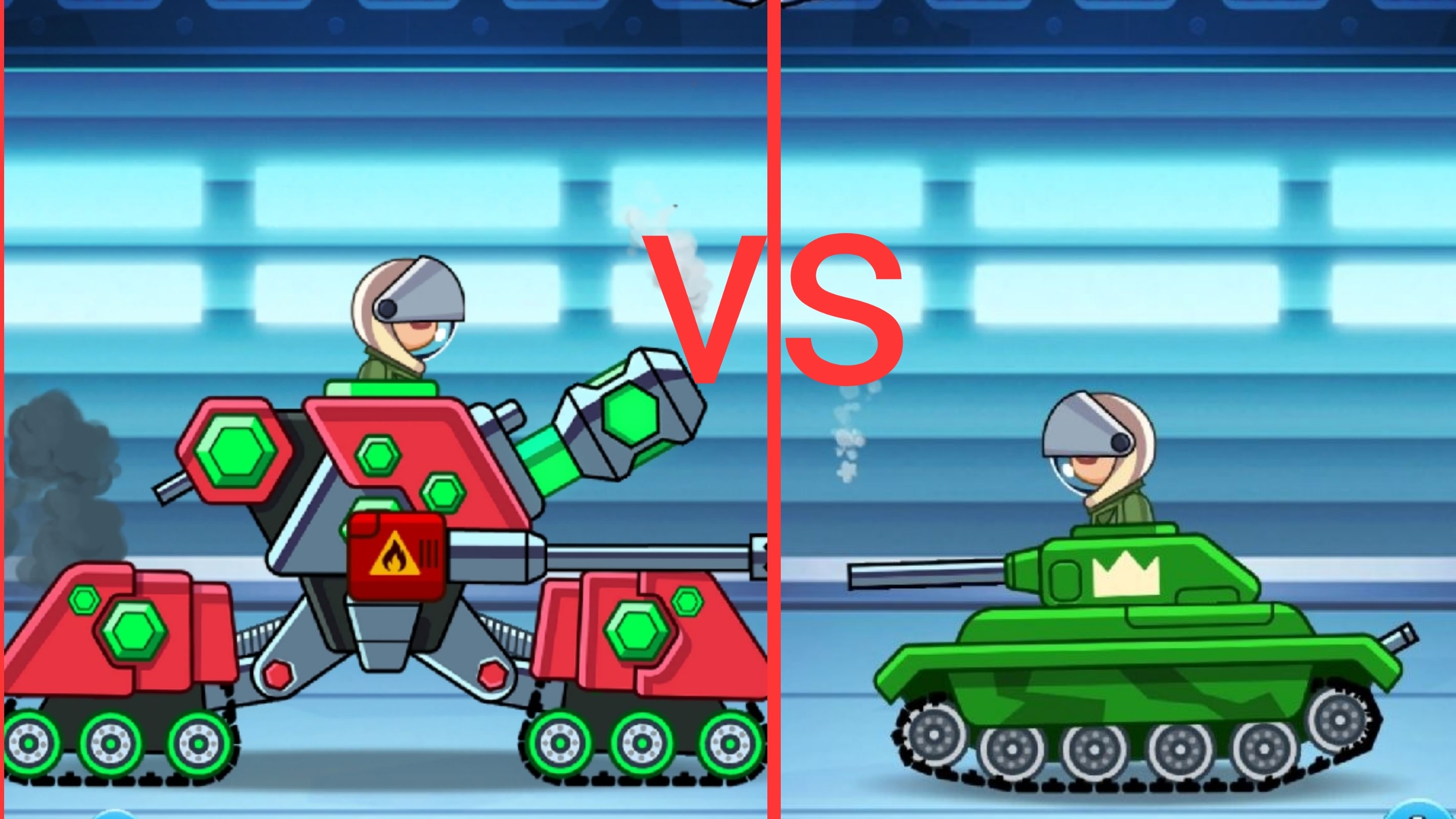 Танк кобра пртив осадного танка Hills of Steel смотреть онлайн