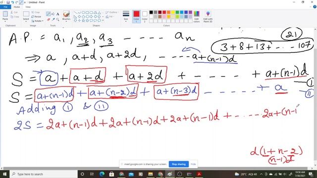 CLASS X CH 5 ARITHMETIC PROGRESSION - SUM OF N TERMS AND EX 5.3 смотреть онлайн