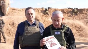 Премьер-министр Биньямин Нетаньяху сегодня посетил северную часть сектора Газа